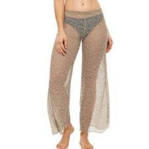 Jordan Taylor Other - Jordan Taylor Pull-On Mesh Coverup Swim Pants
